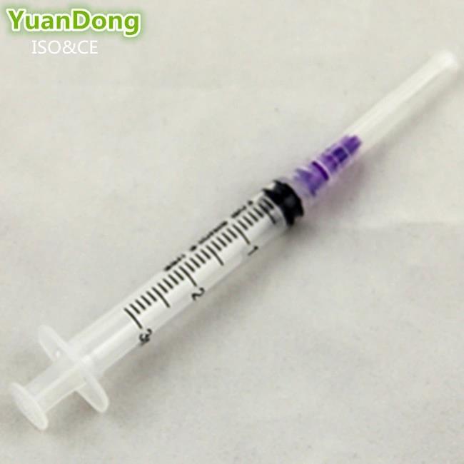 Luer Lock Disposable 3 ML Syringe With Needle