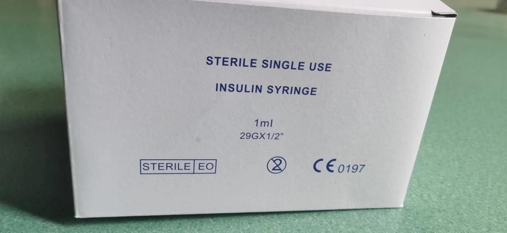 Disposable Lnsulin Syringes Orange Cap